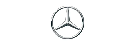 Das Firmenlogo von Mercedes-Benz