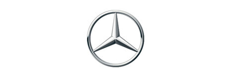 Das Firmenlogo von Mercedes-Benz